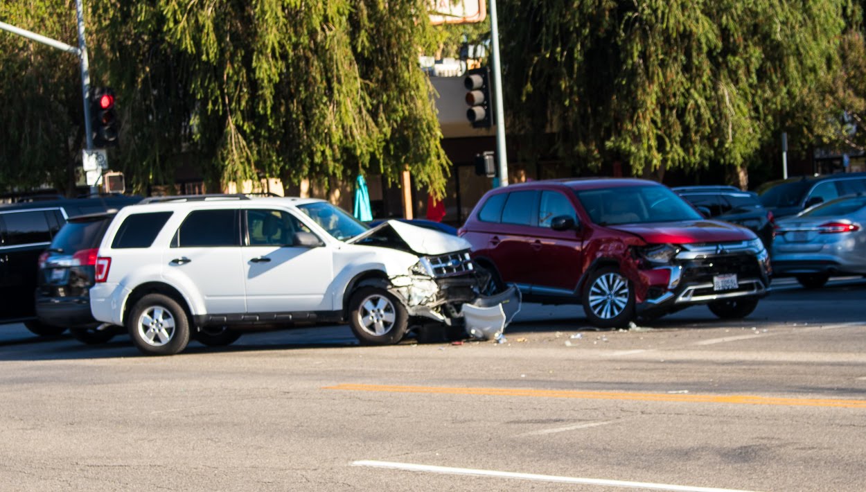 Las Vegas, NV - I-15 Site of Injury Auto Accident at Blue Diamond Rd