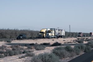 Las Vegas, NV - I-15 Site of Injury Truck Accident at Tropicana Ave