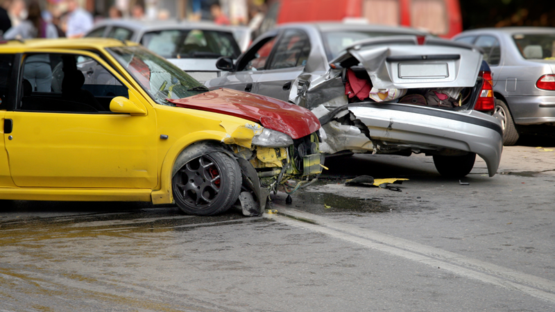 Las Vegas, NV - Injuries Reported in Car Wreck at Pecos Rd & Tropicana Ave