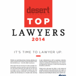 Desert Companion TOP LAWYERS 2014 Award Page